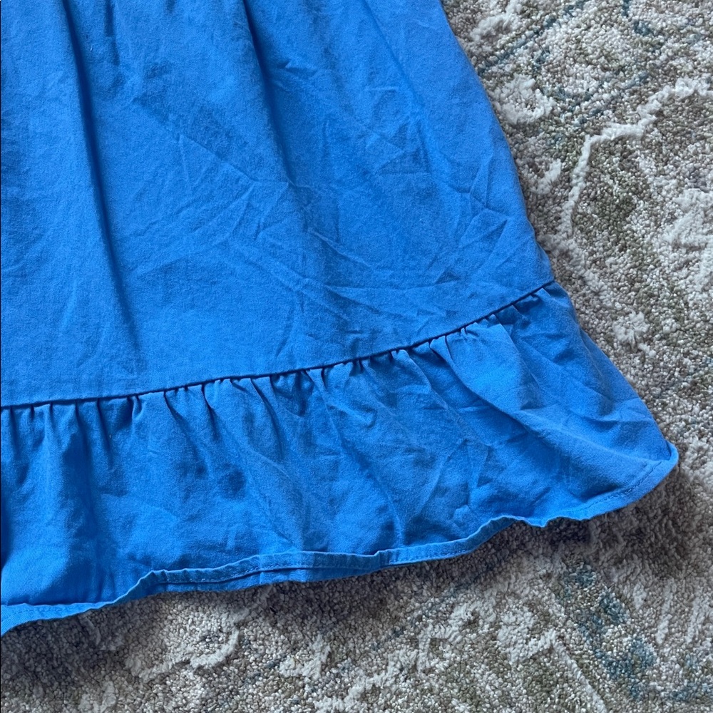 Women’s Simply Southern Color block ruffle tiered dress - Picture 6 of 8